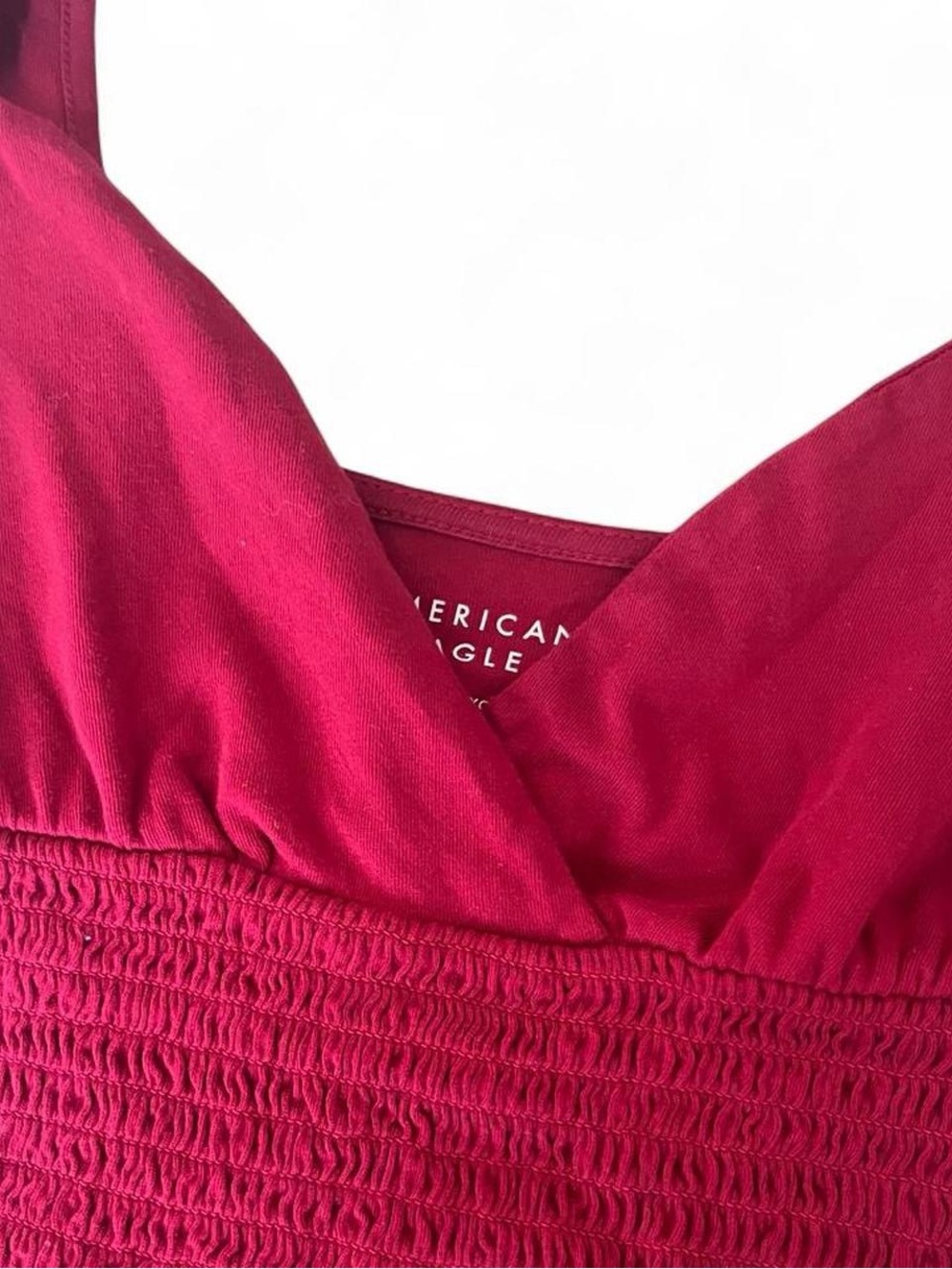 Size XS American Eagle Red Tank Top - Picture 4 of 4